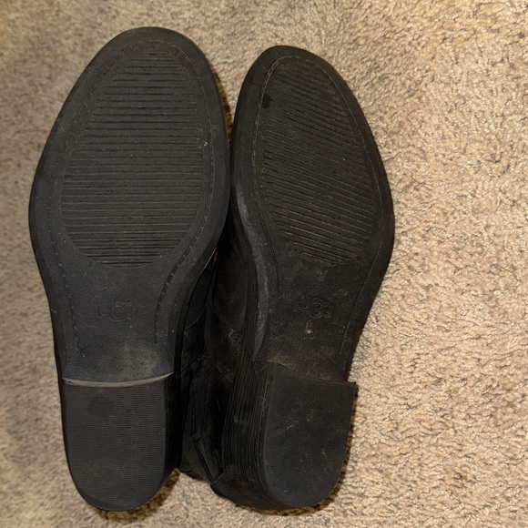 UGG Women's Black Ankle Boots with Buckle - Picture 3 of 4